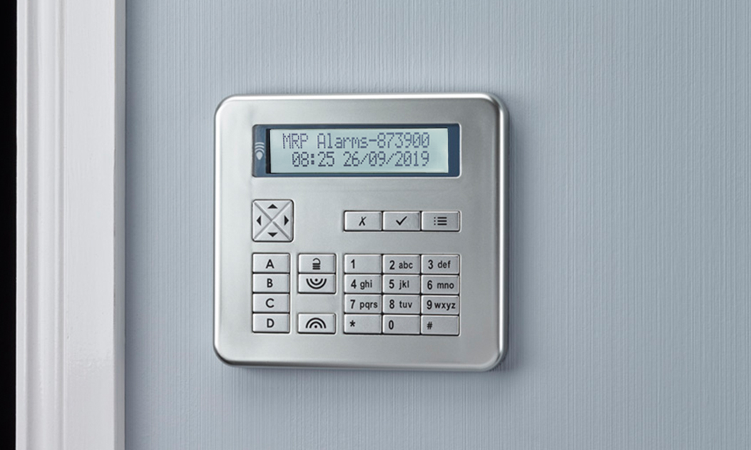 home alarm keypad